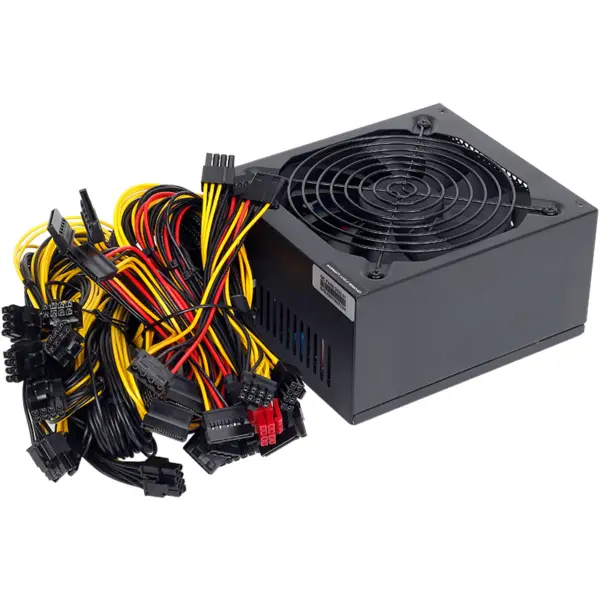 Fonte de alimentação 2000/2400W 180~240V ATX BTC Miner Ethereum ETH S9 S7 L3 Suporte máximo 8 cartões GPU para equipamento de mineração