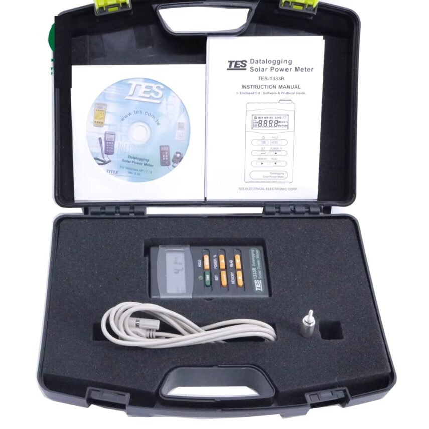 TES-1333R Medidor de Energia da Radiação Solar (Energia Solar)